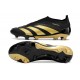 Scarpe da Calcio adidas Predator Elite Laceless FG Nero Oro