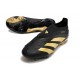 Scarpe da Calcio adidas Predator Elite Laceless FG Nero Oro
