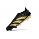 Scarpe da Calcio adidas Predator Elite Laceless FG Nero Oro