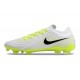 Scarpe Nike Phantom GX II Elite FG Bianco Nero Giallo