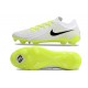 Scarpe Nike Phantom GX II Elite FG Bianco Nero Giallo