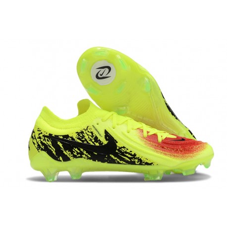 Scarpe Nike Phantom GX II Elite FG Giallo Nero Rosso
