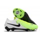 Scarpe Nike Phantom GX II Elite FG Verde Bianco Nero