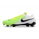 Scarpe Nike Phantom GX II Elite FG Verde Bianco Nero