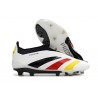 Scarpe da Calcio adidas Predator Elite Laceless FG Bianco Nero Rosso Giallo