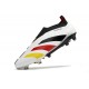 Scarpe da Calcio adidas Predator Elite Laceless FG Bianco Nero Rosso Giallo