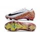 Scarpe da Calcio Nike Mercurial Vapor XVI Elite FG Bianco Nero Arancio
