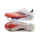 Scarpe da Calcio Adidas F50+ LL FG Ftwr Bianco Rosso Solare Blu Lucido