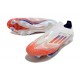 Scarpe da Calcio Adidas F50+ LL FG Ftwr Bianco Rosso Solare Blu Lucido