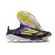 Scarpe da Calcio Adidas F50+ LL FG Unity Viola Bianco Limone Lucido