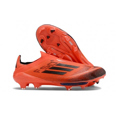 Scarpe da Calcio Adidas F50+ LL FG Rosso Nero