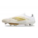 Scarpe da Calcio Adidas F50+ LL FG Ftwr Bianco Oro Met Ftwr Bianco