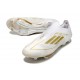 Scarpe da Calcio Adidas F50+ LL FG Ftwr Bianco Oro Met Ftwr Bianco
