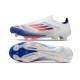 Scarpe da Calcio Adidas F50+ LL FG Ftwr Bianco Rosso Solare Blu Lucido