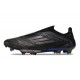 Scarpe da Calcio Adidas F50+ LL FG Nero Core Ferro Metallizzato Oro Met