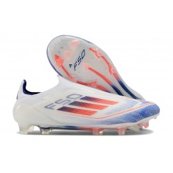 adidas F50 Elite LL FG Nuovo Ftwr Bianco Rosso Solare Blu Lucido