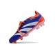 adidas Predator 24 Elite Tongue FG Blu Bianco Rosso