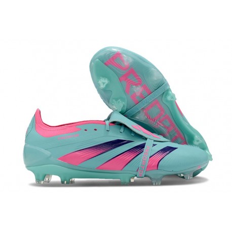 adidas Predator 24 Elite Tongue FG Blu Rosa