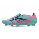 adidas Predator 24 Elite Tongue FG Blu Rosa