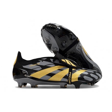 adidas Predator Elite Foldover Tongue FG Nero Core Oro Met