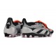 adidas Predator Elite Foldover Tongue FG Nero Argento Rosso