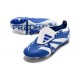 adidas Predator Elite Foldover Tongue FG Blu Bianco