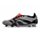 adidas Predator Elite Foldover Tongue FG Nero Grigio Rosso