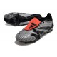 adidas Predator Elite Foldover Tongue FG Nero Grigio Rosso