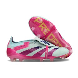 adidas Predator Elite Foldover Tongue FG Almost Blu Lucid Rosa Semi Giallo Solare