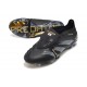 adidas Predator Elite Foldover Tongue FG Nero Core Carbone Oro Met