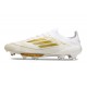 Adidas Scarpa F50+ Elite FG Ftwr Bianco Oro Met Ftwr Bianco