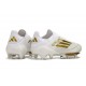 Adidas Scarpa F50+ Elite FG Ftwr Bianco Oro Met Ftwr Bianco