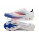 Adidas Scarpa F50+ Elite FG Bianco Blu Lucido Rosso Solare