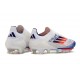 Adidas Scarpa F50+ Elite FG Bianco Blu Lucido Rosso Solare