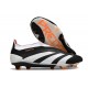 Scarpe da Calcio adidas Predator Elite Laceless FG Nero Bianco Arancione