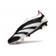 Scarpe da Calcio adidas Predator Elite Laceless FG Nero Bianco Arancione