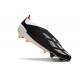 Scarpe da Calcio adidas Predator Elite Laceless FG Nero Bianco Arancione