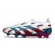 Scarpe da Calcio adidas Predator Elite Laceless FG Bianco Blu Rosso
