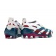 Scarpe da Calcio adidas Predator Elite Laceless FG Bianco Blu Rosso