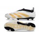 Scarpe da Calcio adidas Predator Elite Laceless FG Bianco Oro