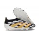 Scarpe da Calcio adidas Predator Elite Laceless FG Nero Bianco Oro