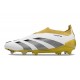 Scarpe da Calcio adidas Predator Elite Laceless FG Bianco Oro Nero