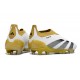 Scarpe da Calcio adidas Predator Elite Laceless FG Bianco Oro Nero
