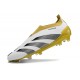 Scarpe da Calcio adidas Predator Elite Laceless FG Bianco Oro Nero