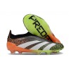 Scarpe da Calcio adidas Predator Elite Laceless FG Arancione Nero Bianco Verde