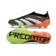 Scarpe da Calcio adidas Predator Elite Laceless FG Arancione Nero Bianco Verde