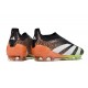 Scarpe da Calcio adidas Predator Elite Laceless FG Arancione Nero Bianco Verde