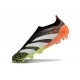 Scarpe da Calcio adidas Predator Elite Laceless FG Arancione Nero Bianco Verde