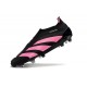 Scarpe da Calcio adidas Predator Elite Laceless FG Nero Rosa