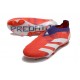 Scarpe da Calcio adidas Predator Elite Laceless FG Rosso Bianco